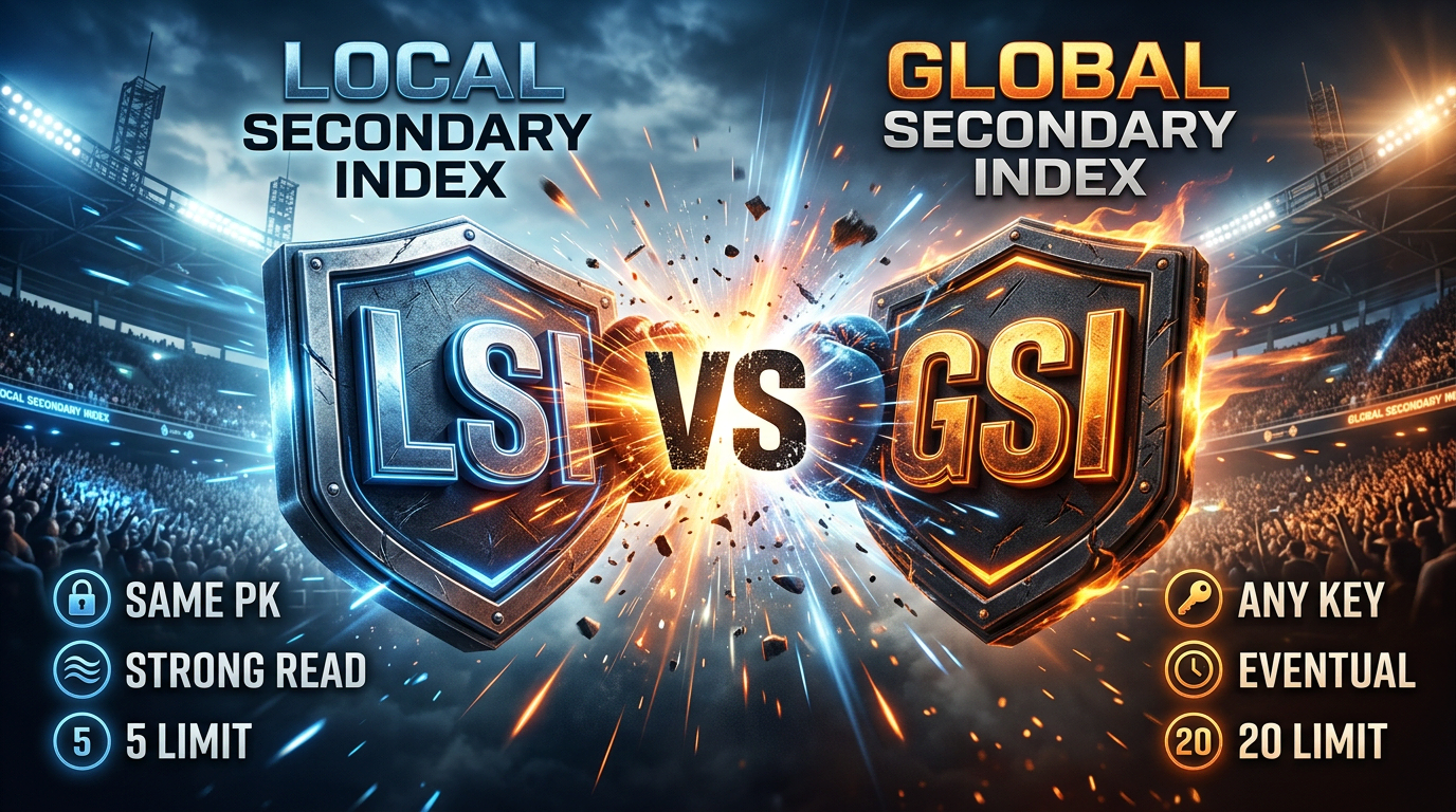 DynamoDB Indexes Explained: LSI vs GSI and When to Use Them